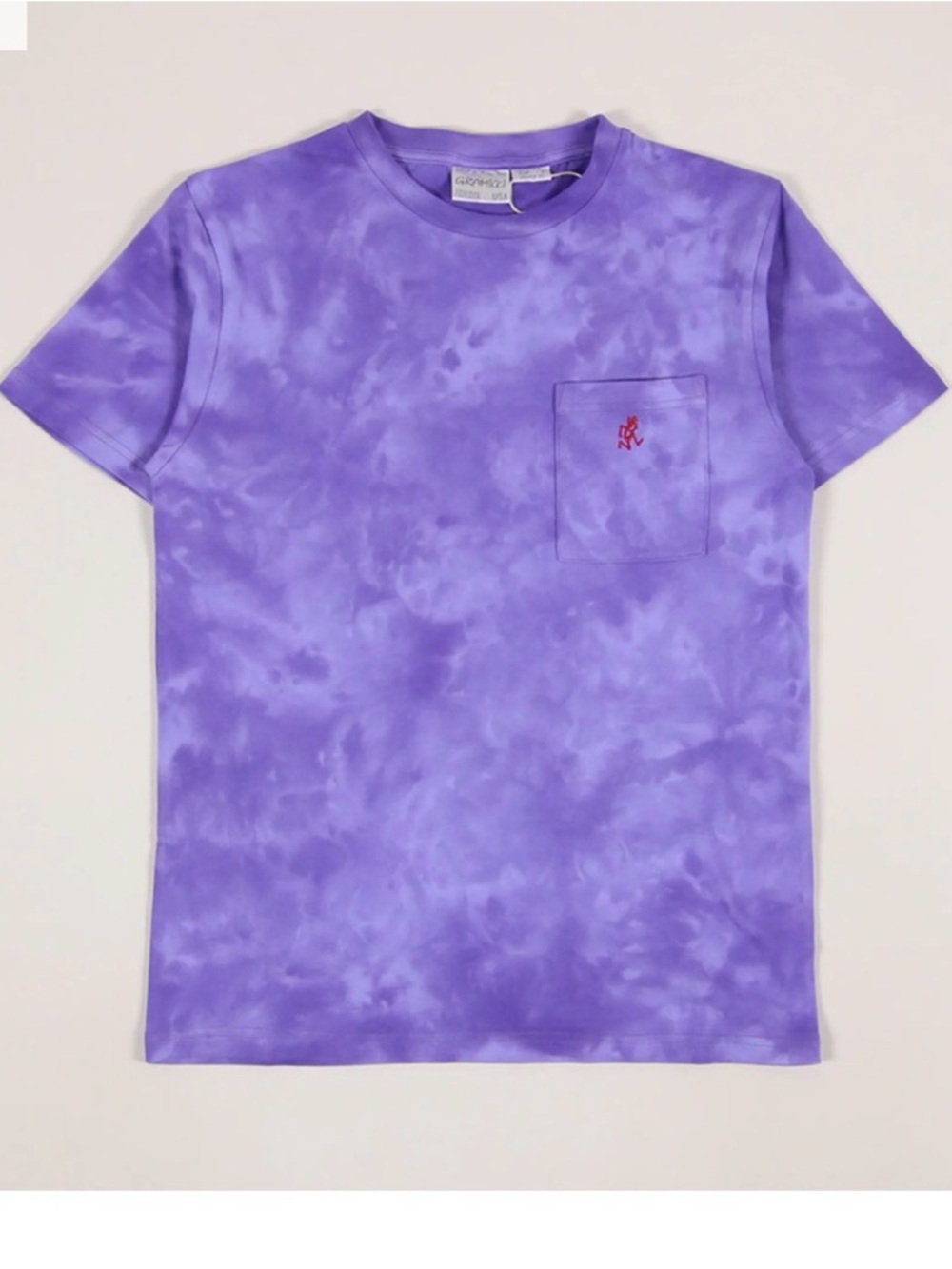 Gramicci One Point T-Shirt Tie Dye Purple , Small